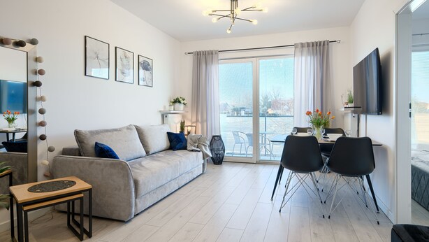 Apartment (5) | Living area | Flat-screen TV - Apartamenty Sun & Snow Pelikan (Rewal)