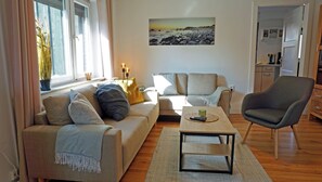 TV, fireplace - Ferienhaus für 6 Personen im Idyllischen Tönning (Tönning)