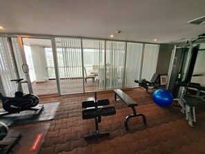 Appartement, 2 chambres, accessible aux personnes à mobilité réduite, balcon | Centre d’entraînement physique