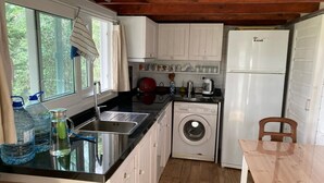 Private kitchen - Lakeside Hideaway Cabin (Orhangazi)