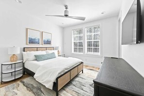 4 bedrooms, iron/ironing board, travel crib, WiFi