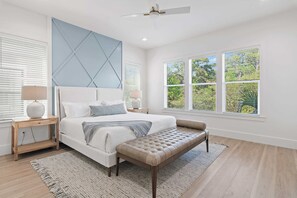 4 habitaciones, tabla de planchar con plancha, cuna de viaje y wifi 