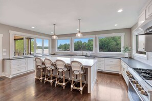 Fridge, microwave, oven, stovetop - Incredible 10 BR home with pool (Seneca)