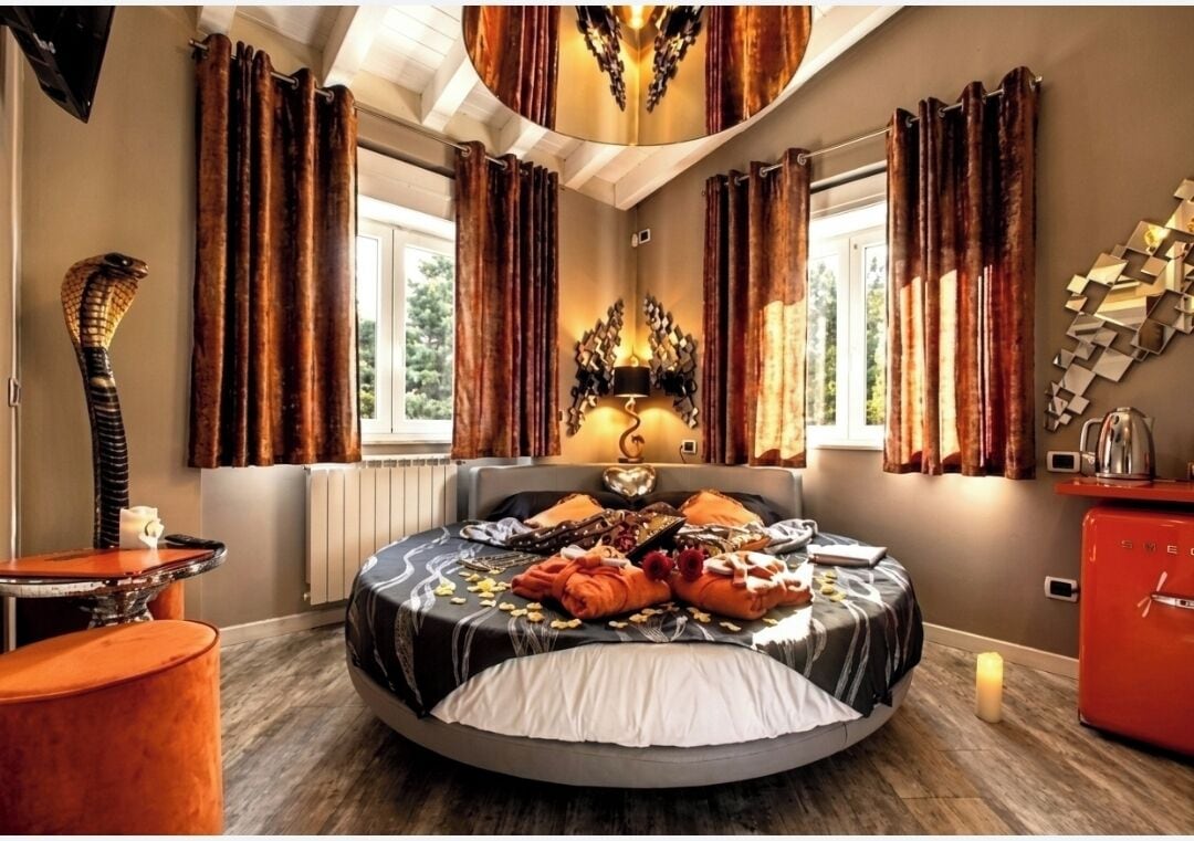Luxury-Zimmer, 1 Schlafzimmer, mit Bad, Gartenblick