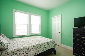 2 bedrooms, in-room safe, iron/ironing board, WiFi