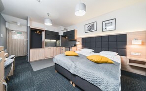 Desk, iron/ironing board, cots/infant beds, free WiFi