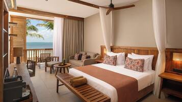 Deluxe Room, Ocean View (1 King Bed or 2 Twin beds) | Desk, free WiFi, bed sheets