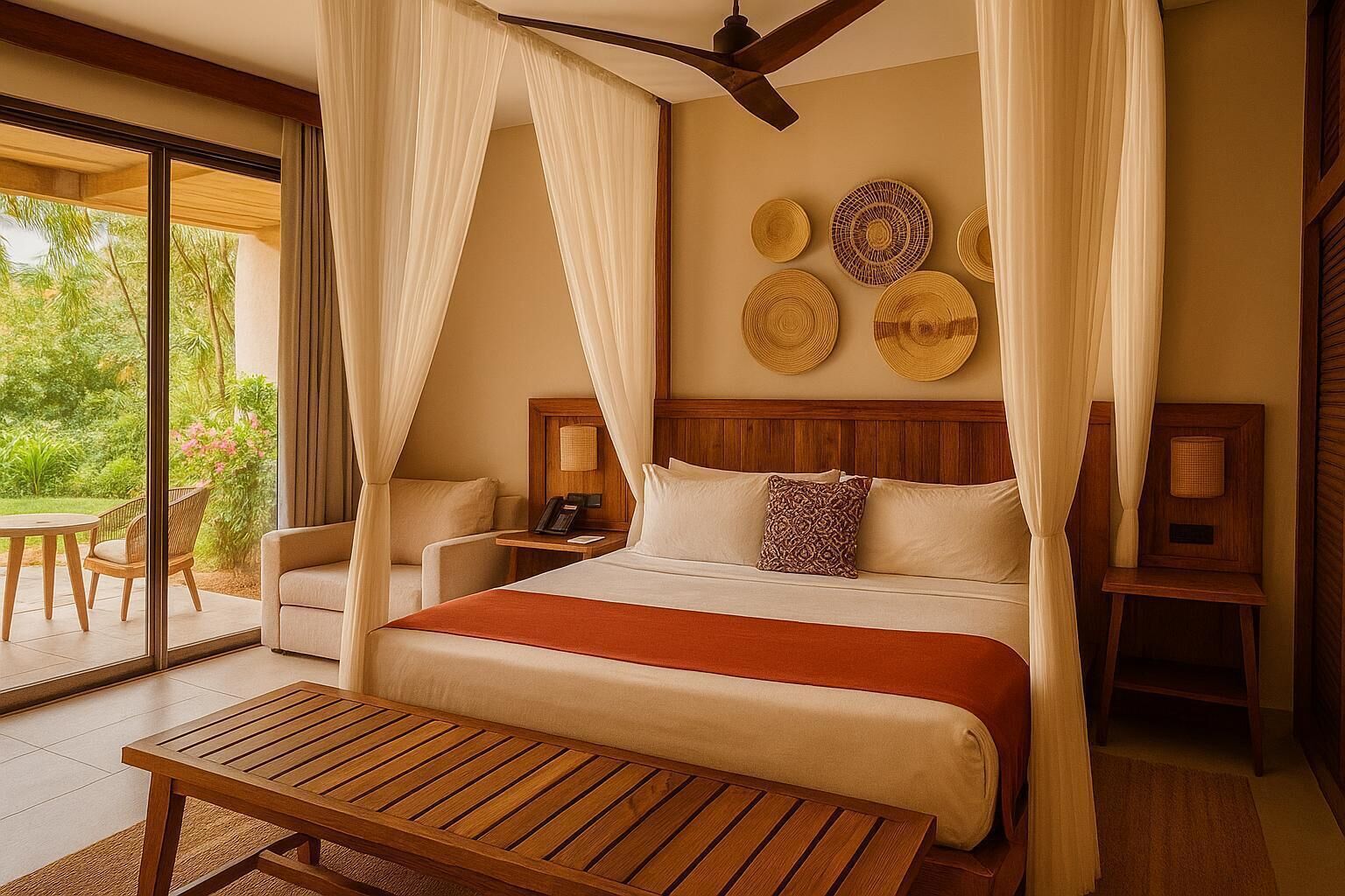 Superior Room, Garden View (1 King Bed or 2 Twin Beds) | Desk, free WiFi, bed sheets