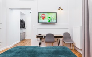 Habitació | 1 dormitori, escriptori i espai de treball apte per a portàtils