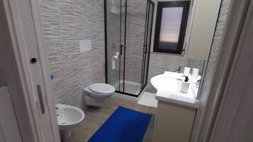Towels, soap, toilet paper