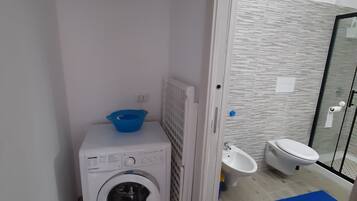Towels, soap, toilet paper