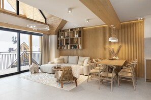 2. Stylchyn Park - Exclusive Apartment | Living room
