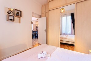 1 chambre, fer et planche à repasser, Wi-Fi gratuit, draps fournis