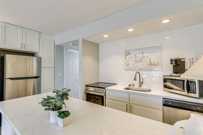 希爾頓頭島工作室附露台:步行至海灘