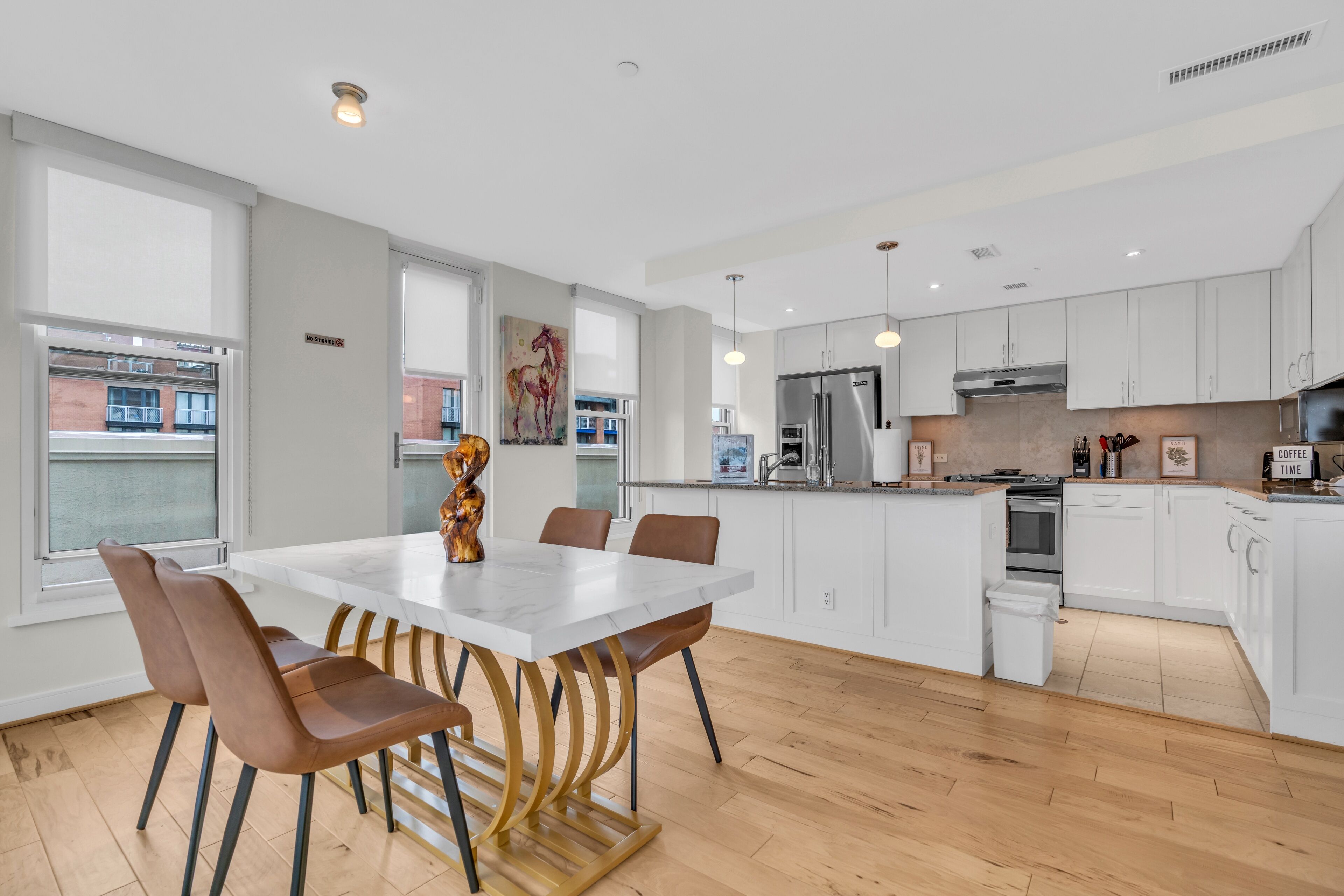 Apartment, 2 Bedrooms | Private kitchen | Fridge, oven, coffee/tea maker, toaster