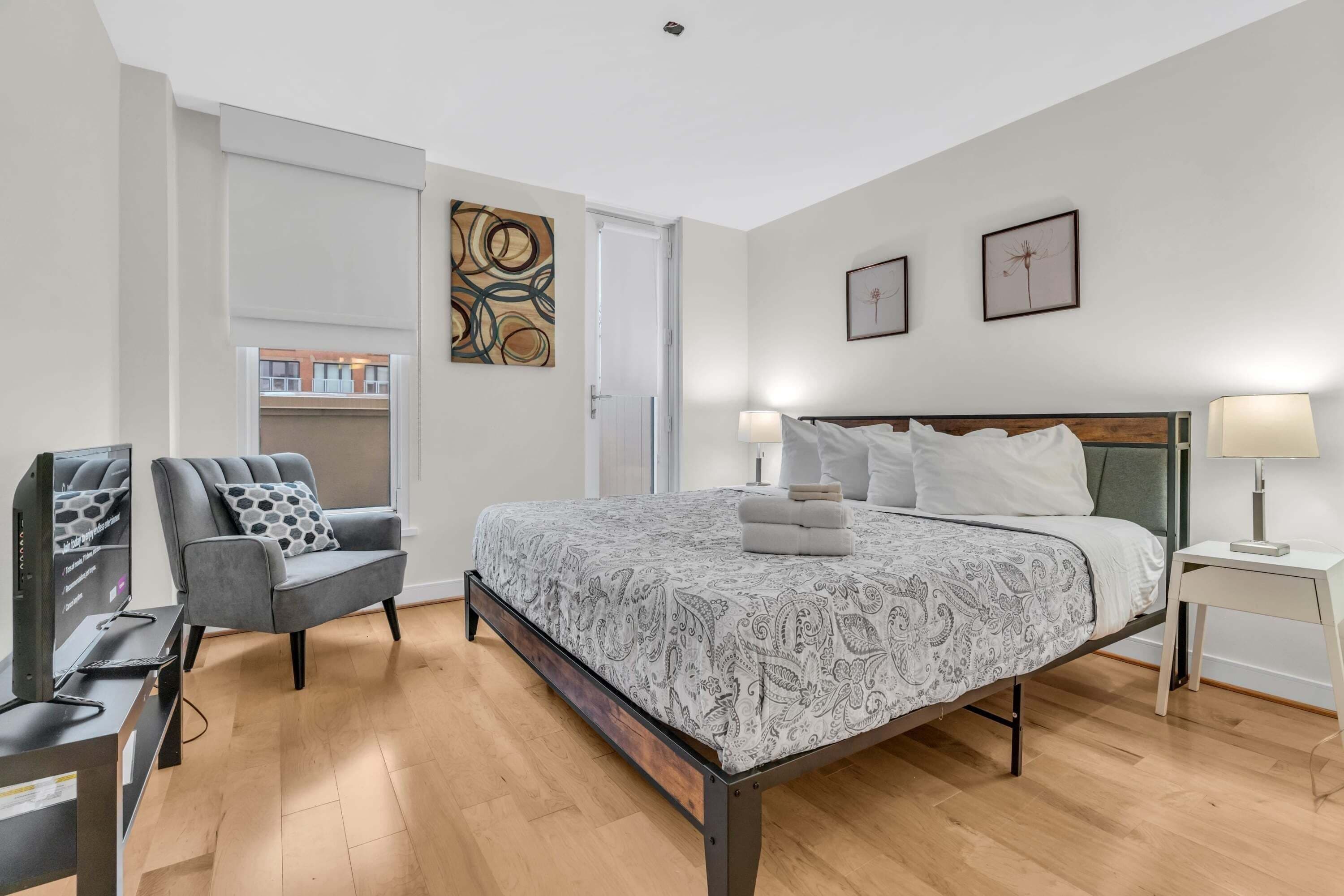 Apartment, 2 Bedrooms | 2 bedrooms, laptop workspace, iron/ironing board, free WiFi