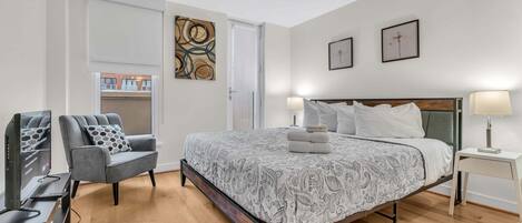 Apartment, 2 Bedrooms | 2 bedrooms, laptop workspace, iron/ironing board, free WiFi