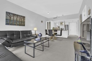 Apartment, 1 Bedroom | Living area - 1br Fully Furnished Apartment Near National Museum 1 Bedroom Apts by RedAwning (Washington)