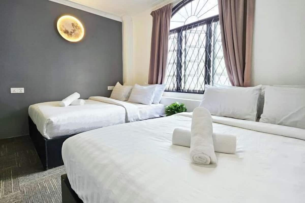 Desk, iron/ironing board, free WiFi, bed sheets