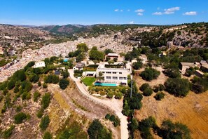 Standard Villa, 4 Bedrooms, Microwave, Mountainside (Villa Ficus) | Aerial view - Villa Ficus (Scicli)