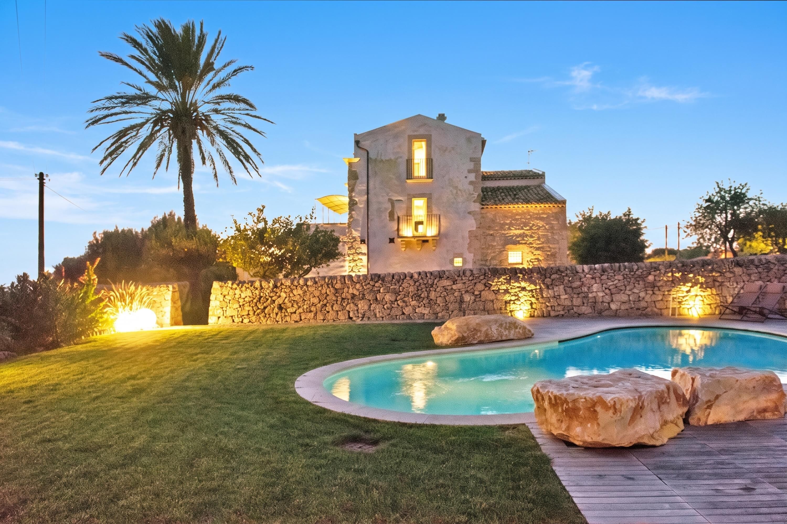 Villa estándar, 5 habitaciones, microondas, junto a la montaña (Villa Sorbo) | Piscina | Una piscina al aire libre