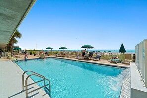 Indoor pool, a heated pool