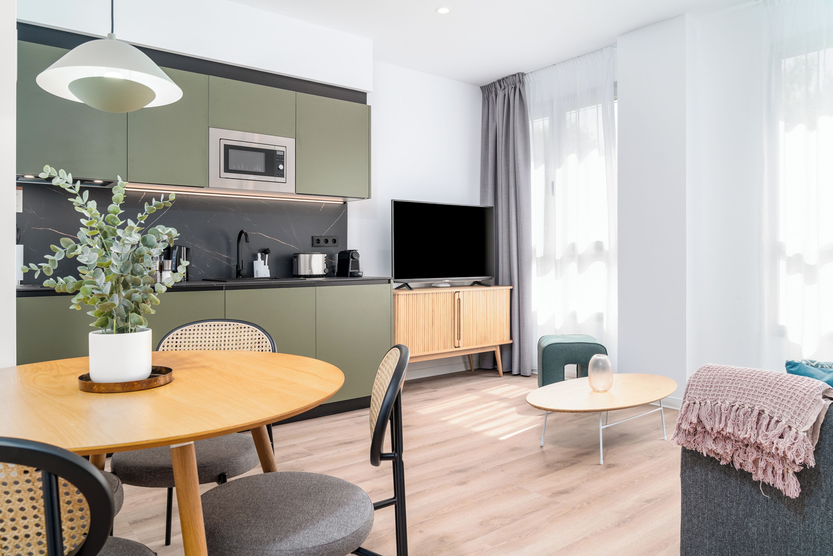 Apartment, 1 Schlafzimmer | Eigene Küche | Kühlschrank, Mikrowelle, Herdplatte, Espressomaschine