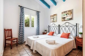 3 habitaciones, wifi y ropa de cama