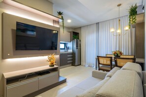 Living area - Sunny Flats  (Bombinhas)