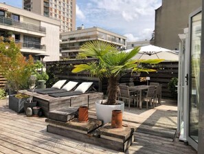 Outdoor dining - Duplex Avec Terrasse à Belleville (Paris)