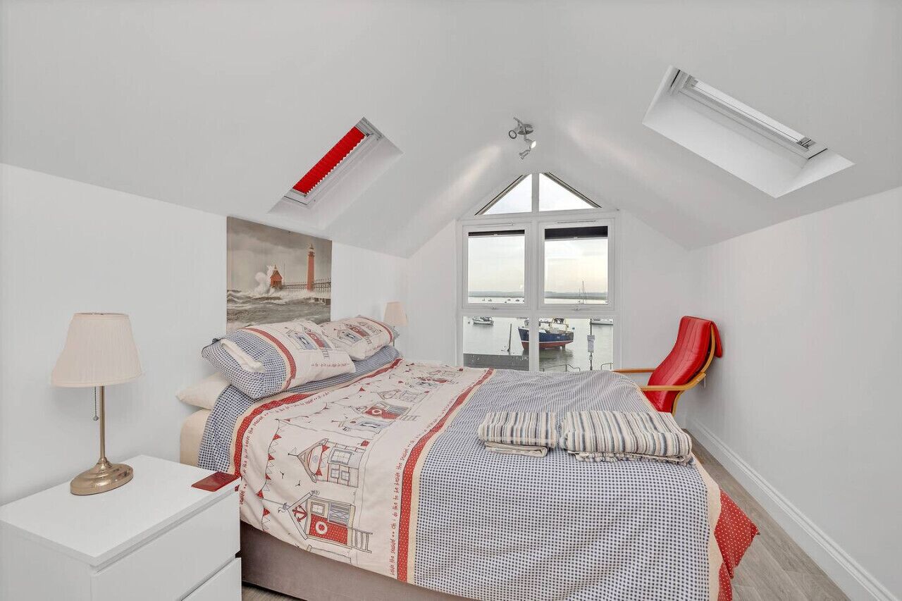 1 bedroom, desk, iron/ironing board, travel cot