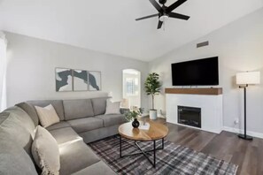 智能电视、壁炉