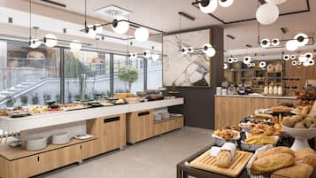 Desayuno buffet diario (RON 116.84 por persona)
