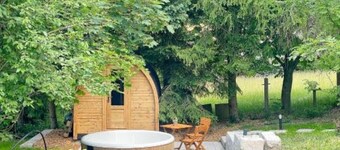 Wellness am Morgengau mit Whirlpool und Sauna