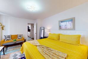 1 quarto, acesso à internet, roupa de cama