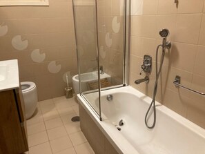 Regadera, secadora de cabello, bidet 