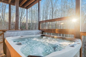 Baignoire à remous extérieure