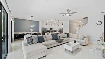 Smart TV, video games, table football