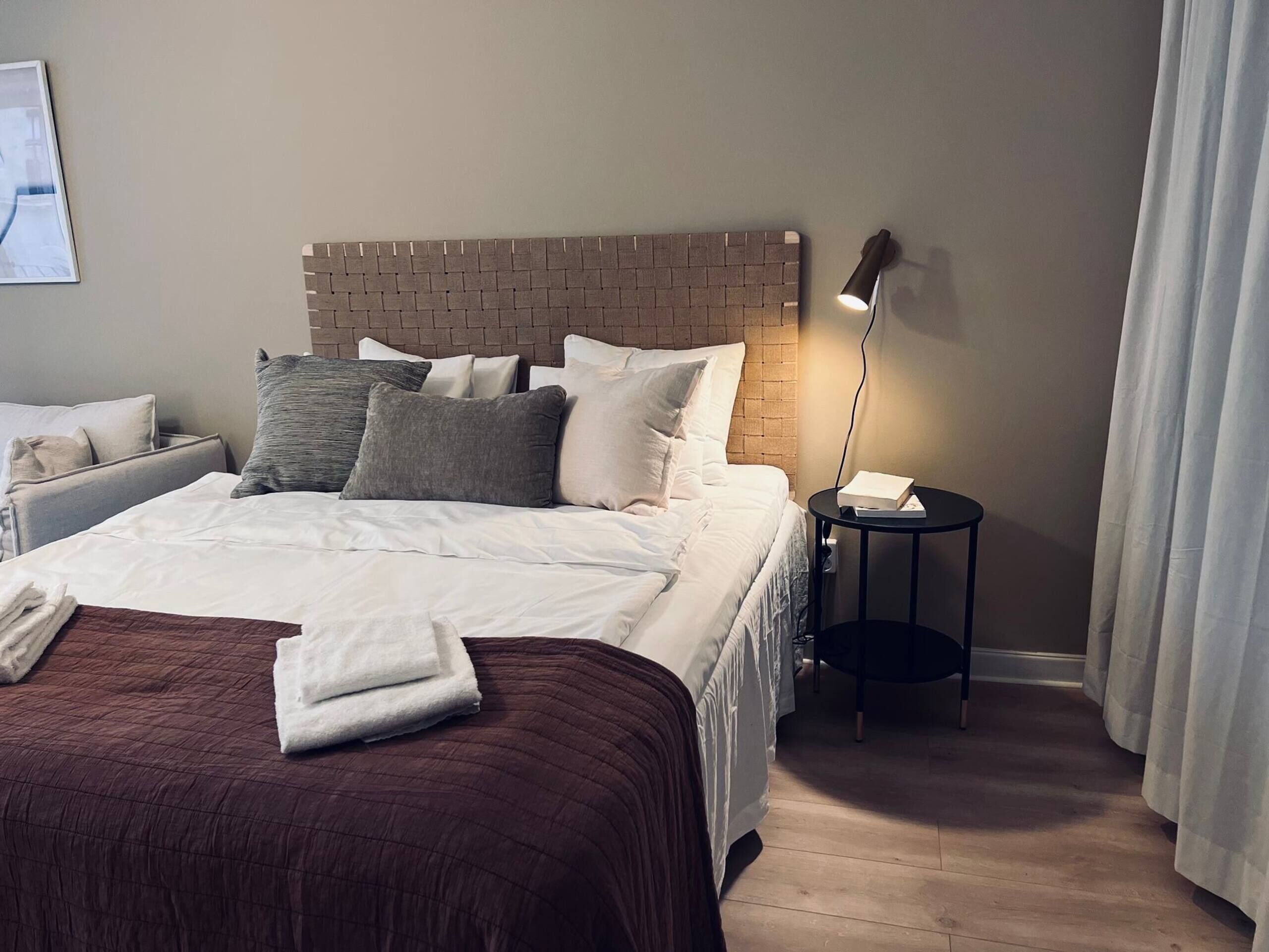 Lägenhet | 1 sovrum, strykjärn/strykbräda, gratis wi-fi och sängkläder