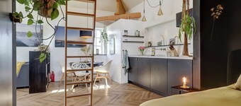 Blingbling Heropgebouwde Studio in Prachtige Natuur bij Werk aan het Spoel