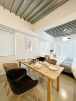 Desk, laptop workspace, iron/ironing board, free WiFi