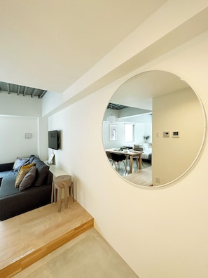 Desk, laptop workspace, iron/ironing board, free WiFi