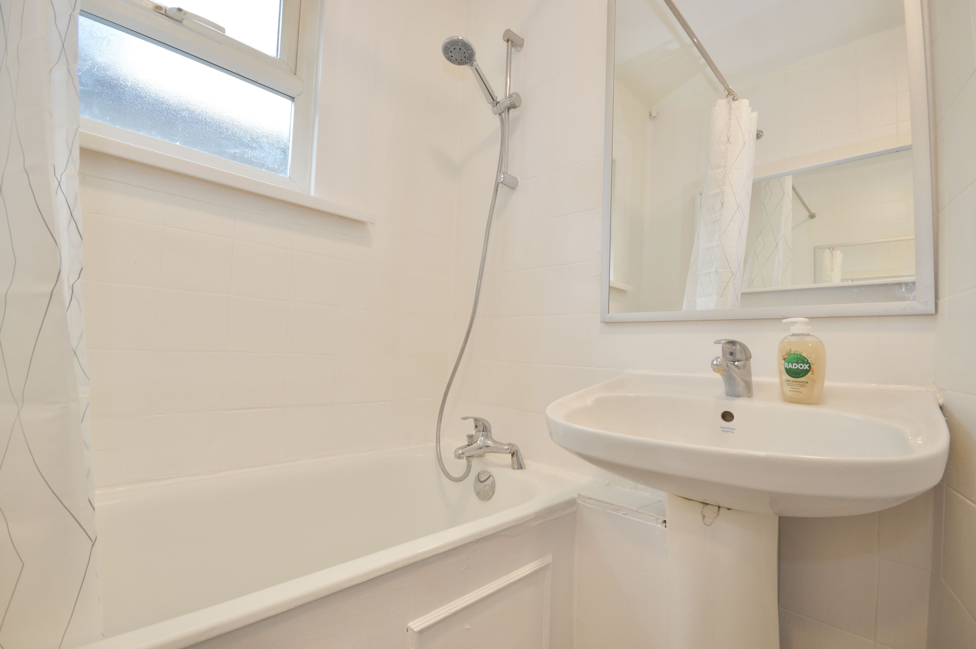 Hair dryer, towels, toilet paper