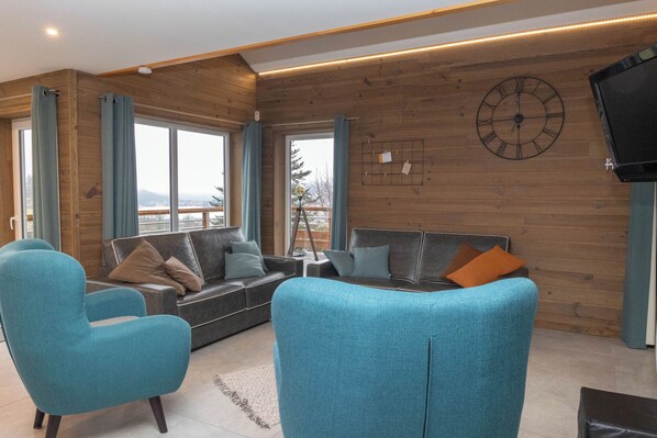 Fireplace, DVD player - Balcon des Gouttridos, Imprenable vue lac 6p (Gérardmer)