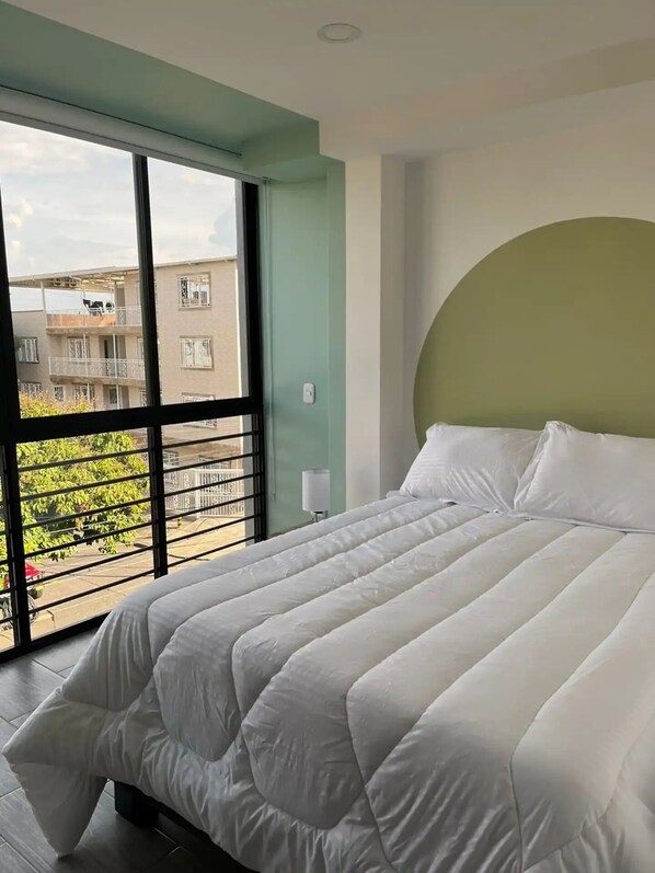 2 habitaciones, escritorio, wifi gratis y ropa de cama 