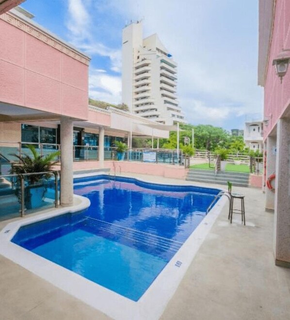 Pool - Hermoso Aparta Suite Para 8 Personas En El Rodadero (santa marta)