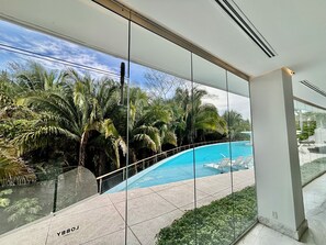 Vue depuis l’hébergement