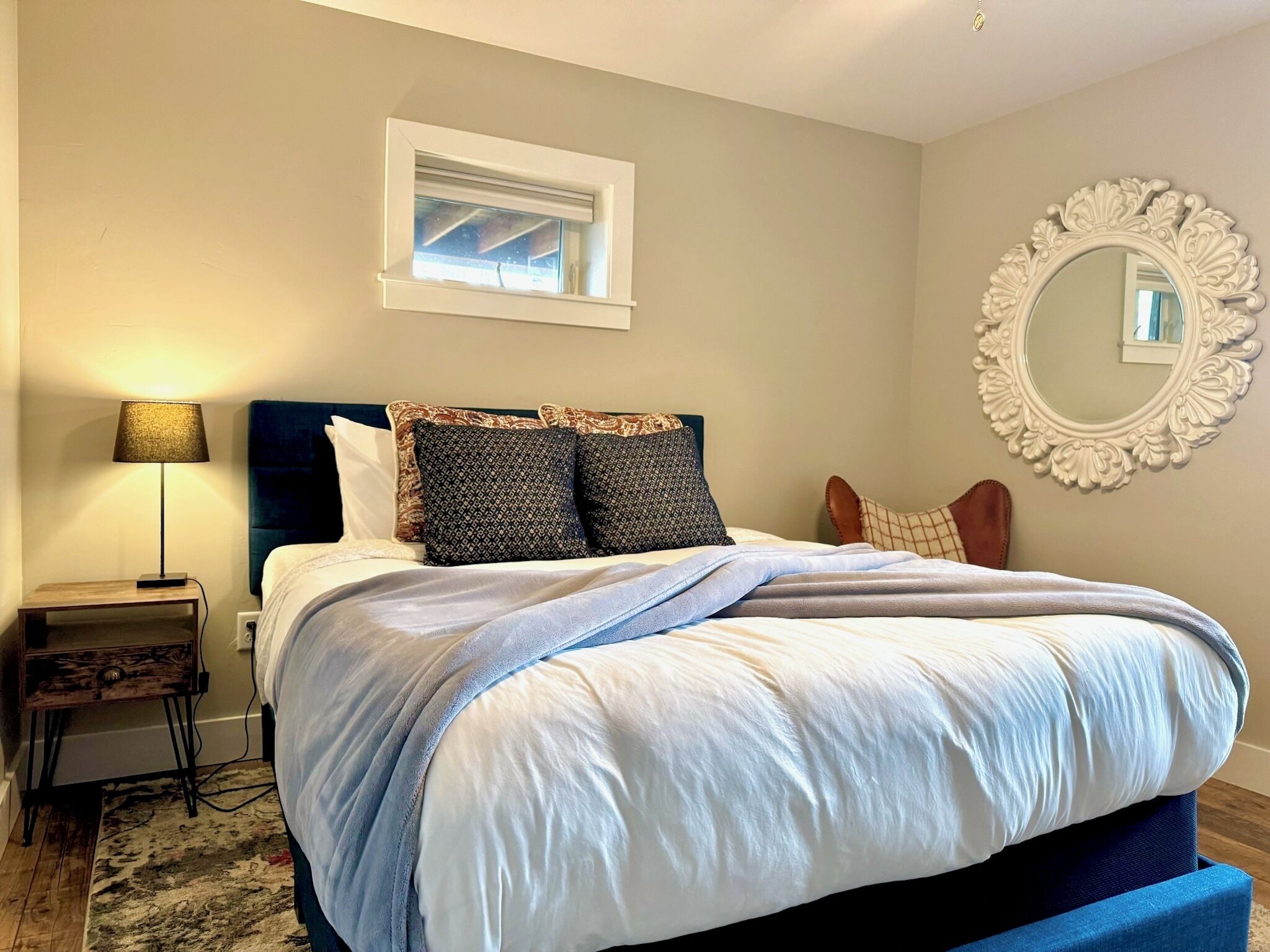 1 bedroom, iron/ironing board, travel crib, free WiFi