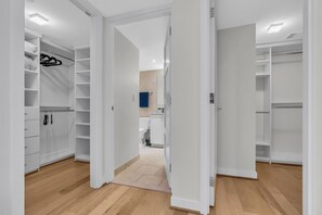 Shower, hair dryer, towels - 2BR Furnished Apartment near Smithsonian by RedAwning (Washington Dc)