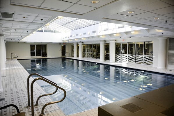 Indoor pool, a heated pool